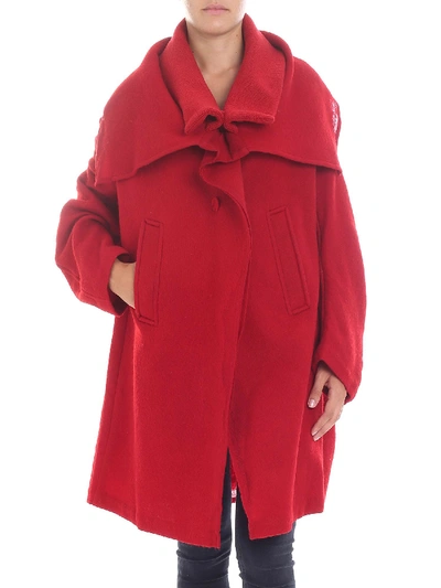 Shop Y's Oversized Red Coat