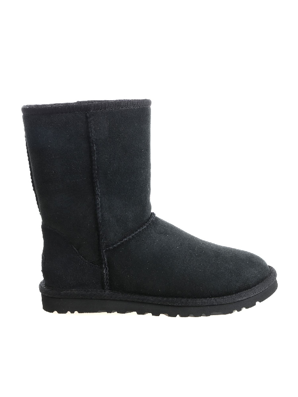 short black ankle boots