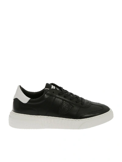 Shop Philippe Model "temple L" Black Sneakers