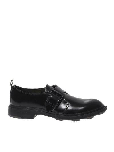 Shop Pezzol Black Shoes With Buckle
