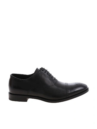 Shop Paul Smith Black Leather Oxford Shoes