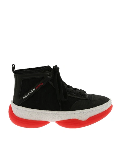 Shop Alexander Wang A1 Black Sneakers