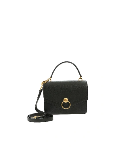 Shop Mulberry Harlow Satchel Bag In Black Leather