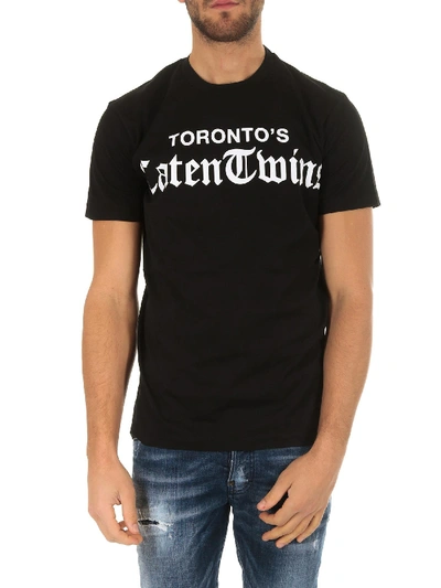 Dsquared2 Toronto's Caten Twins T-shirt In Black Cotton | ModeSens