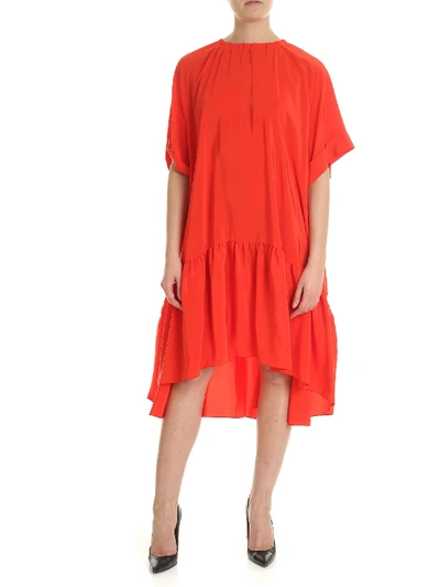 Shop Rochas Orpello Dress In Red