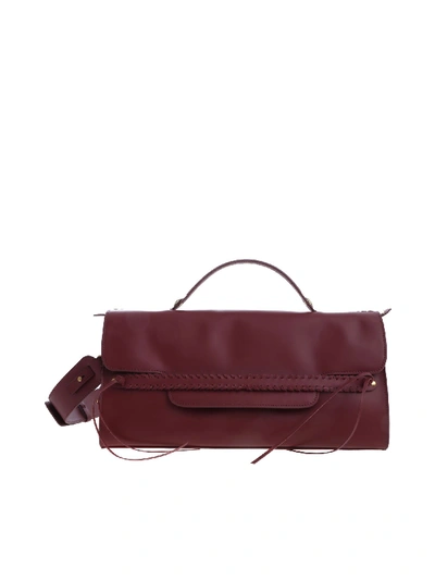 Shop Zanellato Nina S Linea Longia Bag In Terra Di Fuoco Color In Red