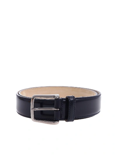 Shop Tod's Men's Belt In Blue Leather