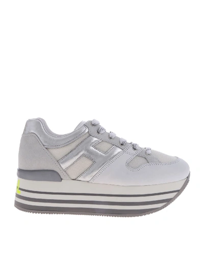 Shop Hogan Max H425 Women's Sneakers In White
