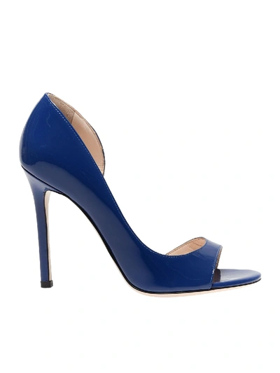 Shop Marc Ellis Blue Open Toe Pumps