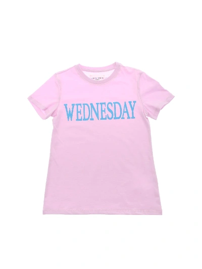 Shop Alberta Ferretti Pink Wednesday T-shirt