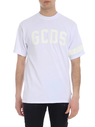 Shop Gcds White T-shirt With  Logo Print