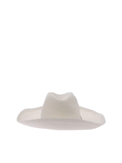 Shop Blugirl Wide-brimmed White Hat