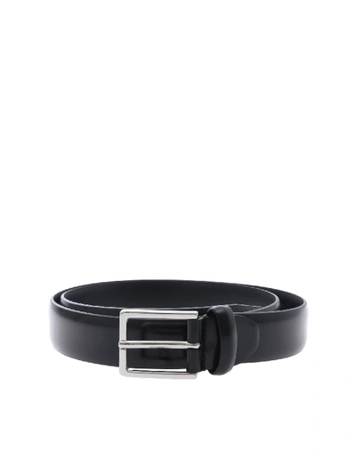 Shop Anderson's Belt In Black Real Leather