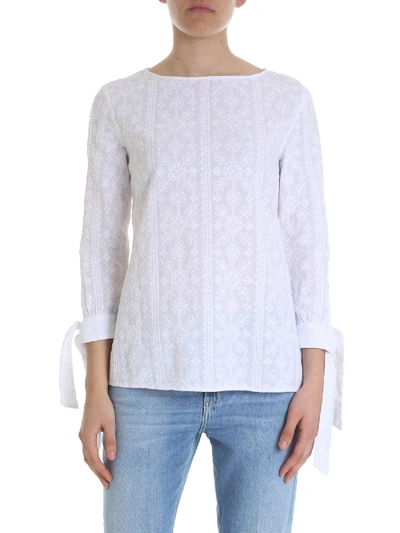 Shop Dondup Blouse In White