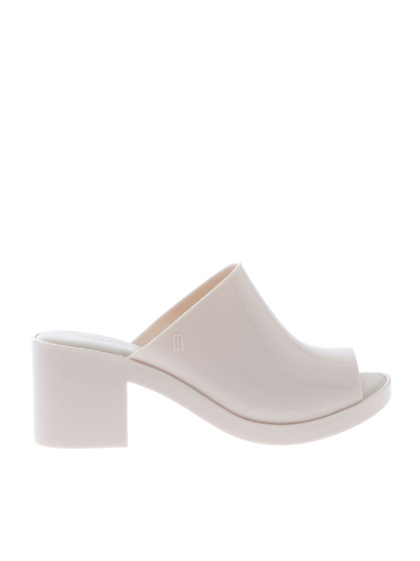 melissa white sandals