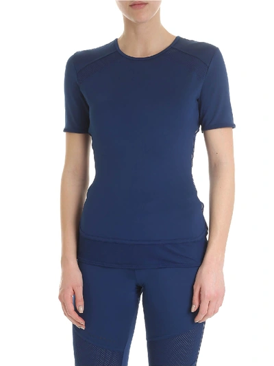 Shop Adidas By Stella Mccartney Adidas Performance Essentials T-shirt In Blue