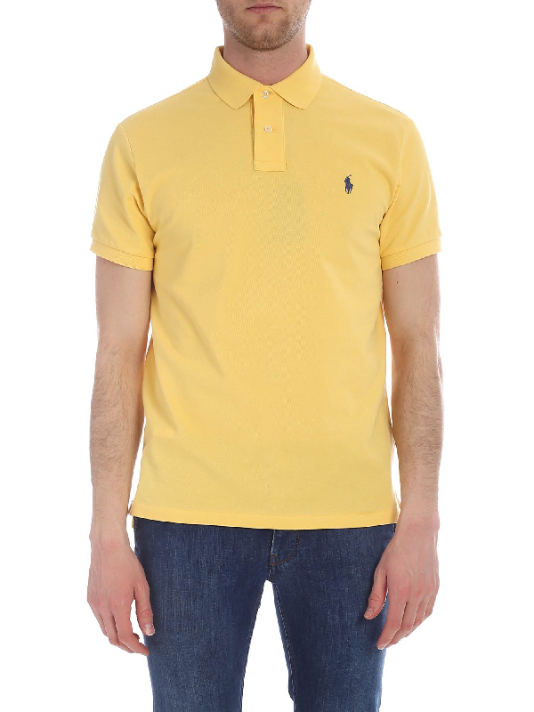 Polo Ralph Lauren Logo Polo T In Yellow | ModeSens