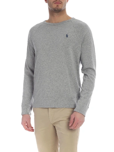 Shop Polo Ralph Lauren Gray  Sweatshirt In Grey
