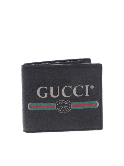 Shop Gucci Beige Wallet In Black
