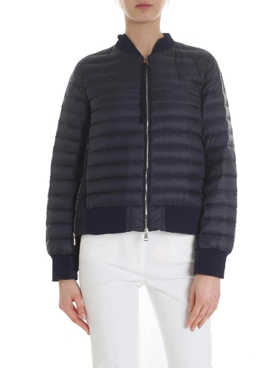 Shop Moncler Rome Down Jacket In Blue