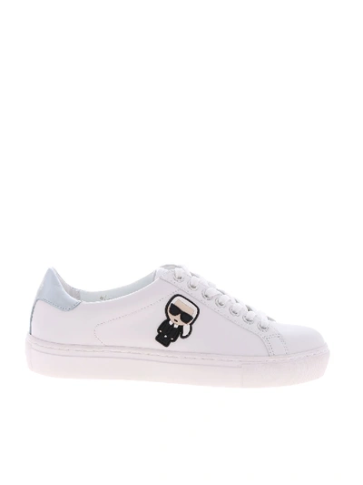 Shop Karl Lagerfeld Karl Ikonik Sneakers In White