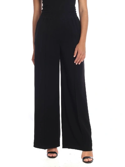 Shop Aspesi Palazzo Pants In Black