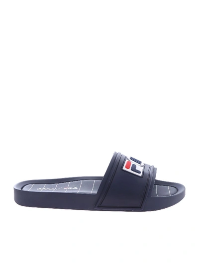 Shop Melissa Scented Rubber Slides In Blue