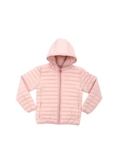 Shop Save The Duck Pink Quilted Jacket