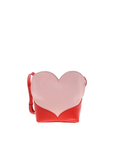Shop Lulu Guinness Harriet Bag In Pink And Red