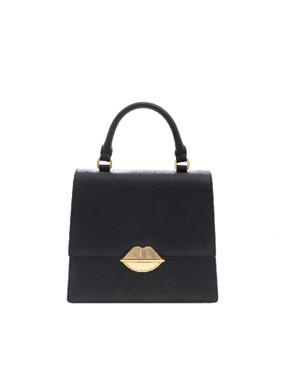 Shop Lulu Guinness Patty Handbag In Black