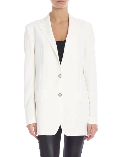 Shop Tagliatore Bertha Jacket In White Color