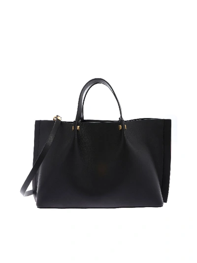 Shop Valentino Go Logo Escape Medium Bag In Black