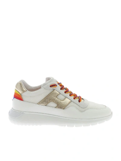 Shop Hogan H371 Interactive3 Sneakers In White