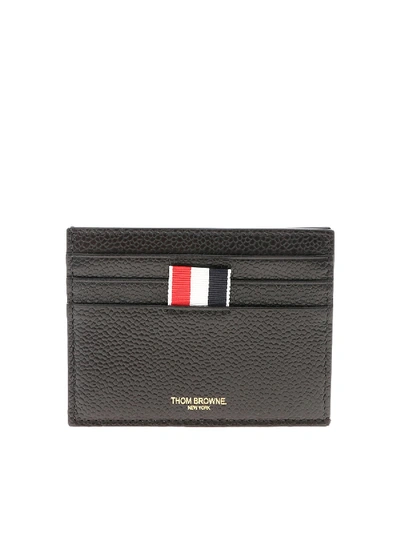 Shop Thom Browne Black Card Holder