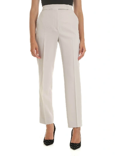 Shop Max Mara Palizzo Trousers In Gray In Grey