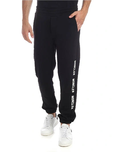 Shop Moncler Comfortable Pants In Black