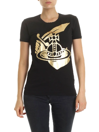 Shop Vivienne Westwood Anglomania Arm & Cutlass Crew-neck T-shirt In Black