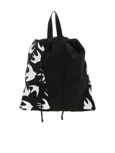 Shop Mcq By Alexander Mcqueen Drawstring Backpack Rucksack In Black