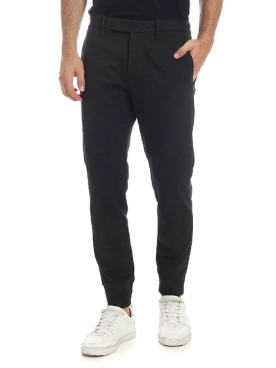 Shop Dondup Robby Trousers In Dark Gray In Grey