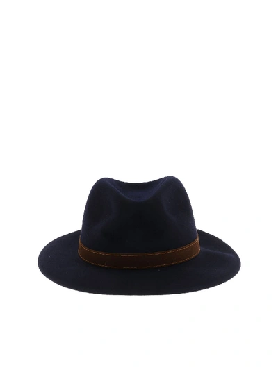 Shop Borsalino Alexandria Hat In Blue