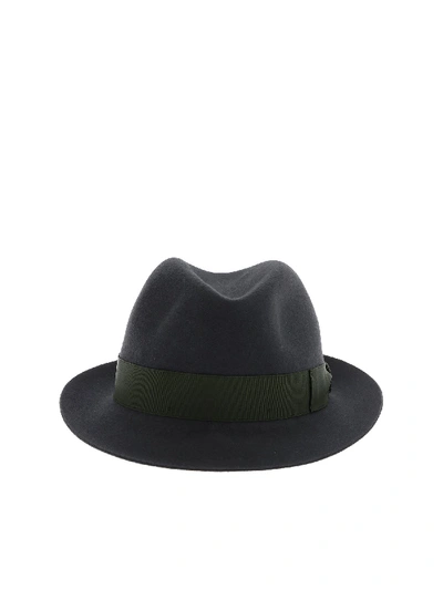 Shop Borsalino Trilby Hat In Blue