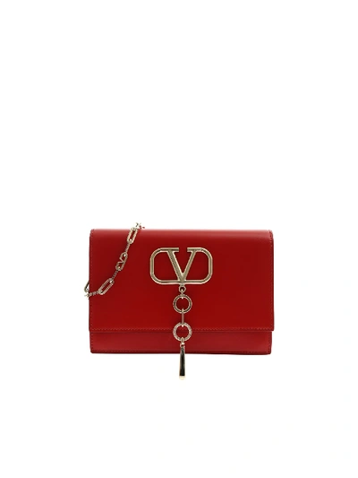 Shop Valentino Vcase Bag In Red
