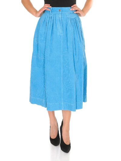 Shop Marc Jacobs The Found Skirt In Light Blue