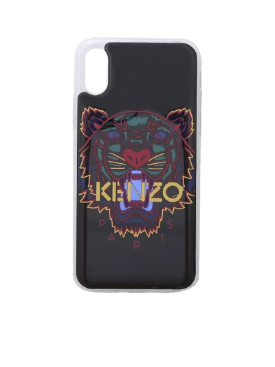 Shop Kenzo Tiger Cover In Black For I Phone X And Xs