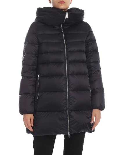 Shop Add Black Quilted Down Jacket