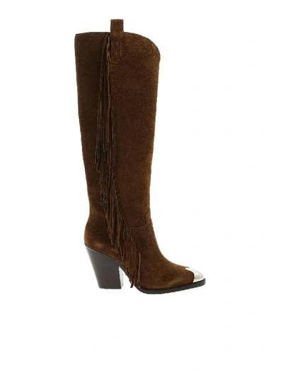 Shop Ash Elodie Boots In Brown