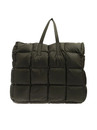 Shop Aspesi Army Green Quilted Bag