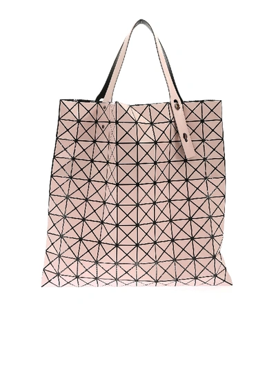 Shop Bao Bao Issey Miyake Bi-texture Prism Bag In Pink