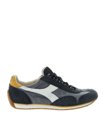 Shop Diadora Equipe Sneakers In Light Blue And Blue