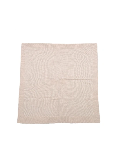 Shop Bonpoint Cherry Inlaid Blanket In Powder Pink